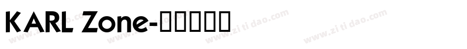 KARL Zone字体转换